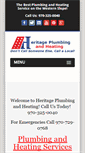 Mobile Screenshot of heritageplumbingheating.com